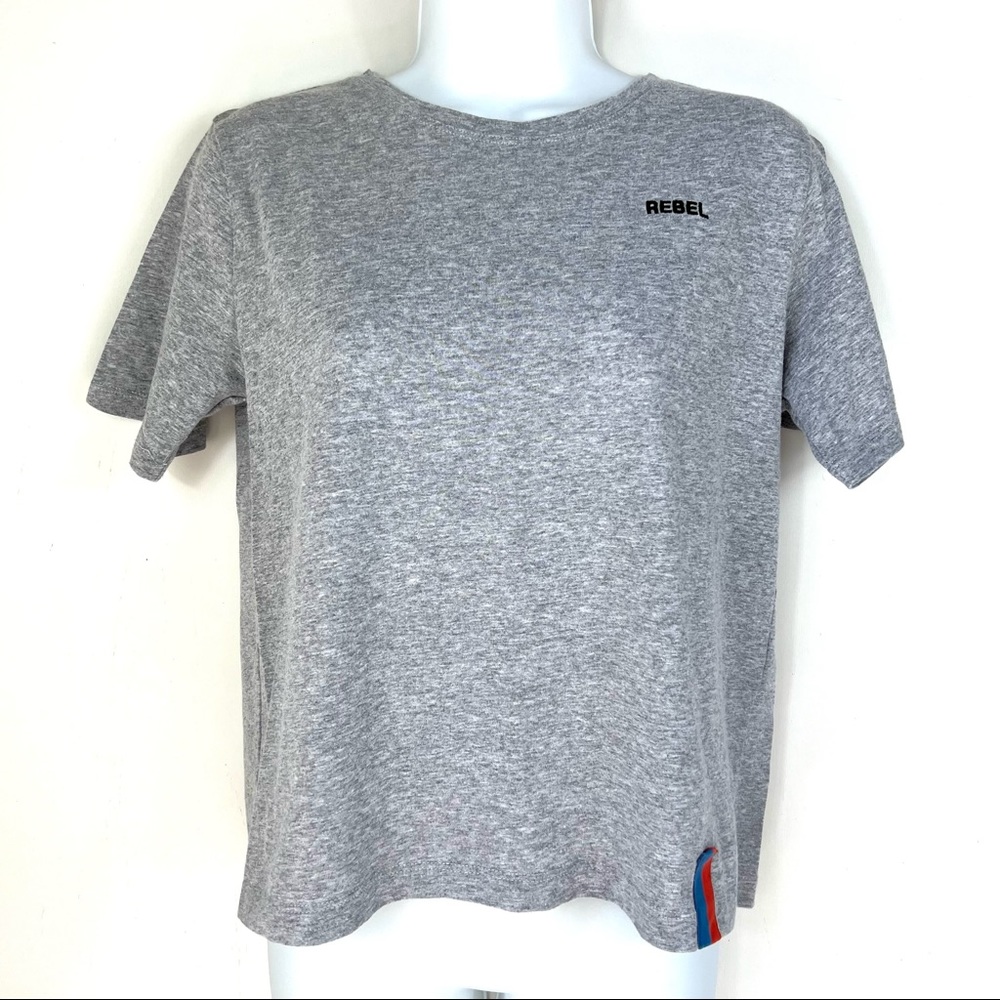 Kule Modern Tee Rebel Heather Gray Size Medium
